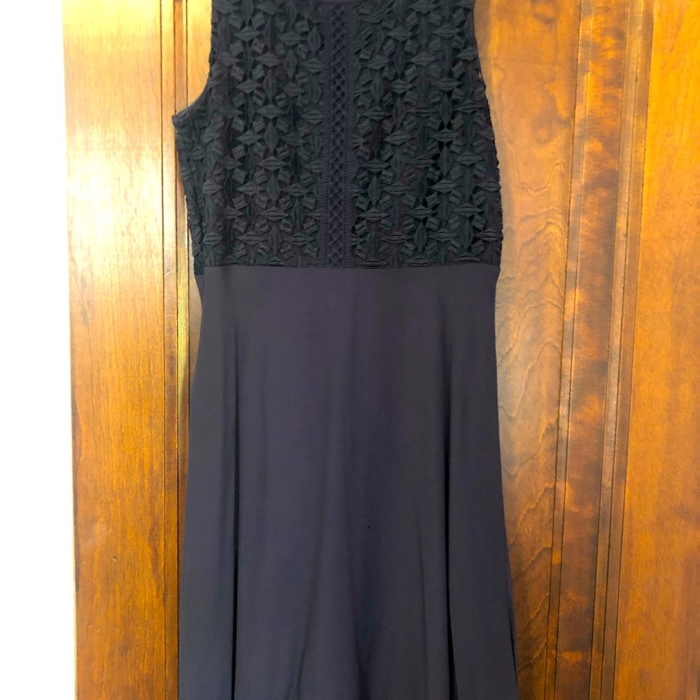 Navy Blue A-Line dress